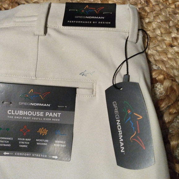 Greg Norman clubhouse performance pants NWT - Picture 4 of 10